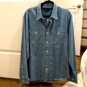 Madewell men’s denim long sleeve button down